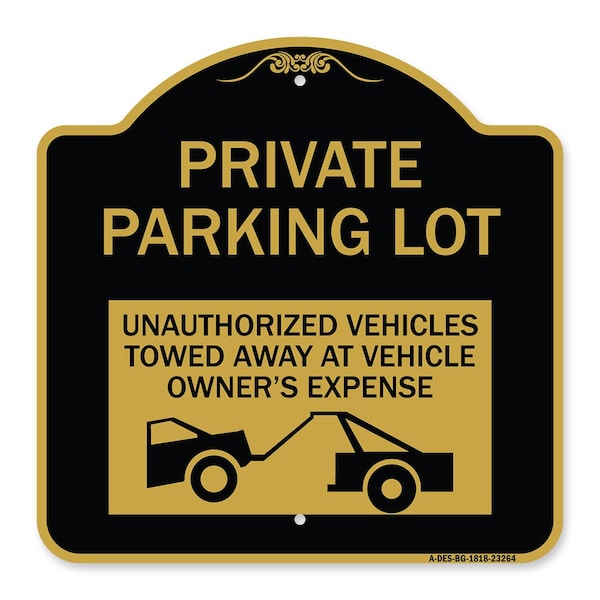 Private Parking Lot Unauthorized Vehicles Towed at Owner Expense, A-DES-BG-1818-23264